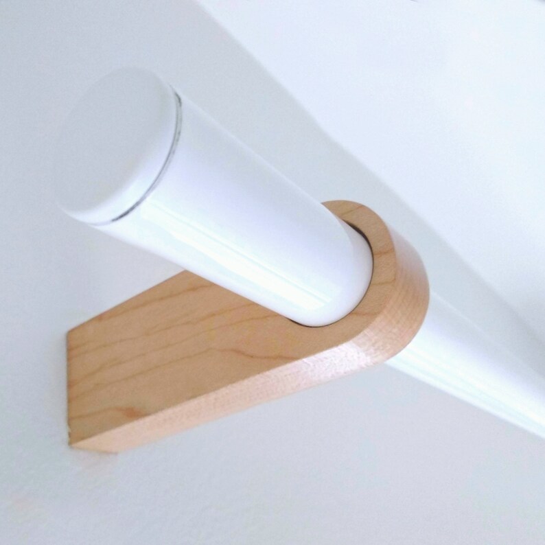 Wooden Handmade Curtain Brackets Etsy