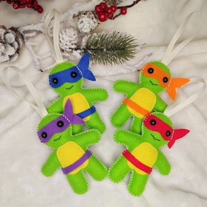 Ninja turtle julgranskulor juldekoration barnrum