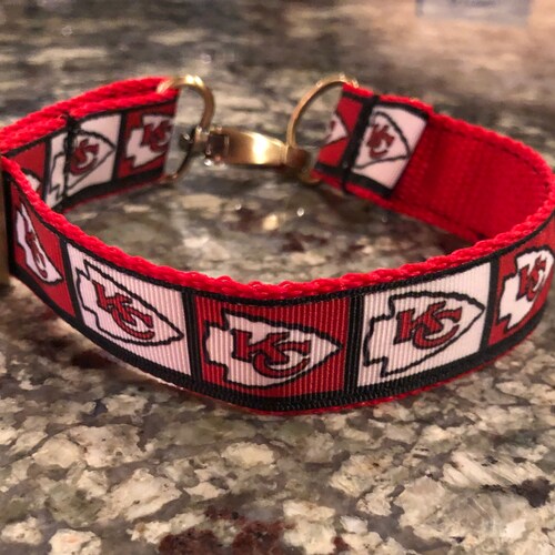 Kansas City Chiefs Dog Collar KC Chiefs Pink Football Dog Etsy