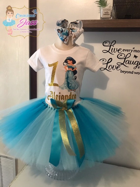 Disney Princess Jasmine Tutu Dress Princess jasmine tutu set display picture 1