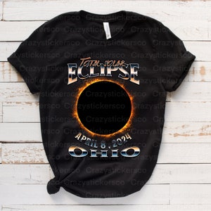 Ohio Total Solar Eclipse 2024 PNG-sublimatie voor shirt, ik was daar zonsverduistering 2024 PNG commercieel bestand