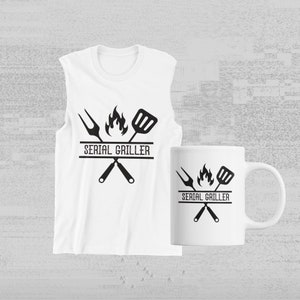 Serial Griller SVG, fichier image PNG Serial Griller, conception de sublimation Serial Griller, barbecue Svg, camping-car en plein air SVG, barbecue drôle
