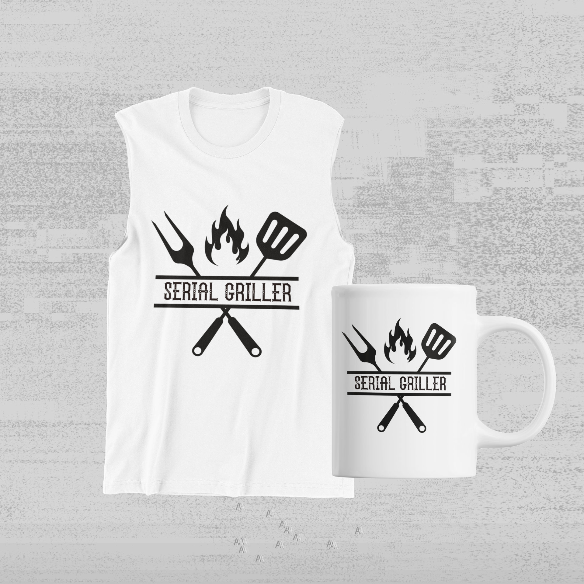 Dressfactor Grillschürze Für Männer - Lustige BBQ Schürze Mit Spruch 'Seriengriller'