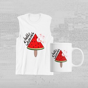 Hello Summer watermelon PNG , hello summer clipart , Hello Summer watermelon sublimation , watermelon PNG image graphic , watermelon file