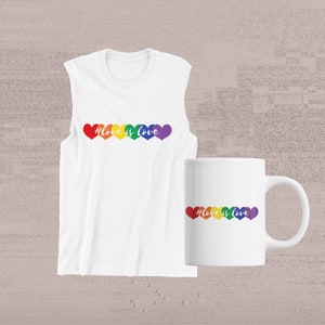 Pride Love is Love SVG PNG: LGBTQ Graphic (Commercial Use)
