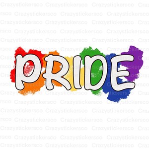 Pride Flag Colors PNG: LGBTQ Pride Cut File (Digital Download)