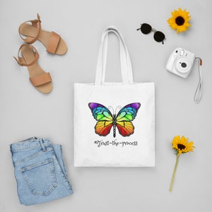 Grafika PNG z motylem Trans Pride: projekt sublimacji LGBTQ (plik cyfrowy)