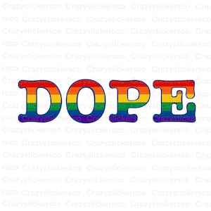 LGBTQ Dope Rainbow PNG , LGBTQ Png , imagem gráfica de design de sublimação de drogas , imagem gráfica de orgulho Dope transparente , orgulho Png