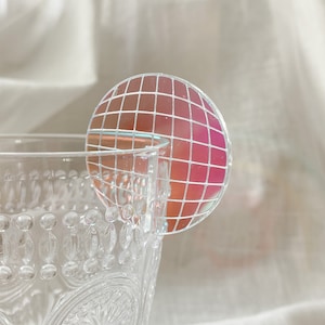 Disco Ball Drink Tag - Bachelorette Drink Tags - Disco Party Decor - Disco Bachelorette Party