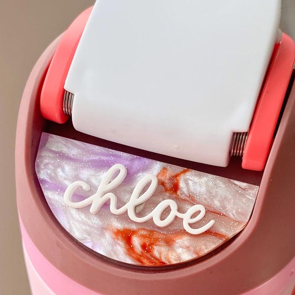 Custom Acrylic Name Plate for Owala FreeSip Tumbler