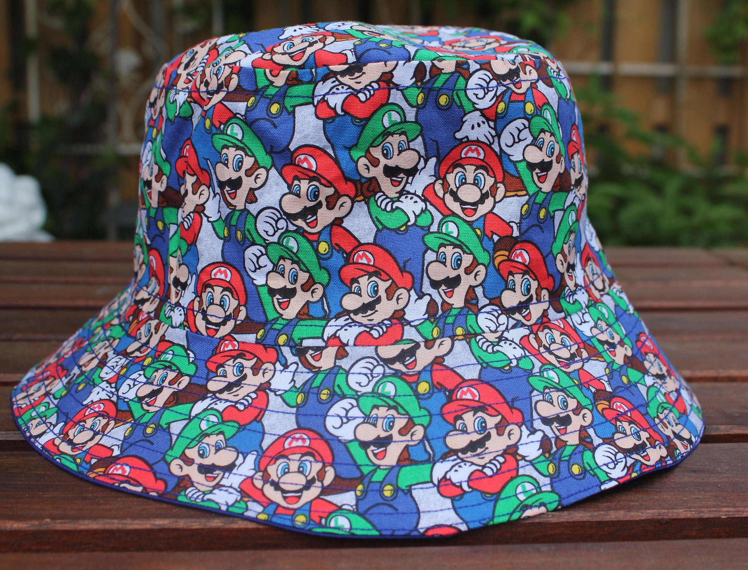 Luigi Bucket Hat Sun Hat Fishing Hat 