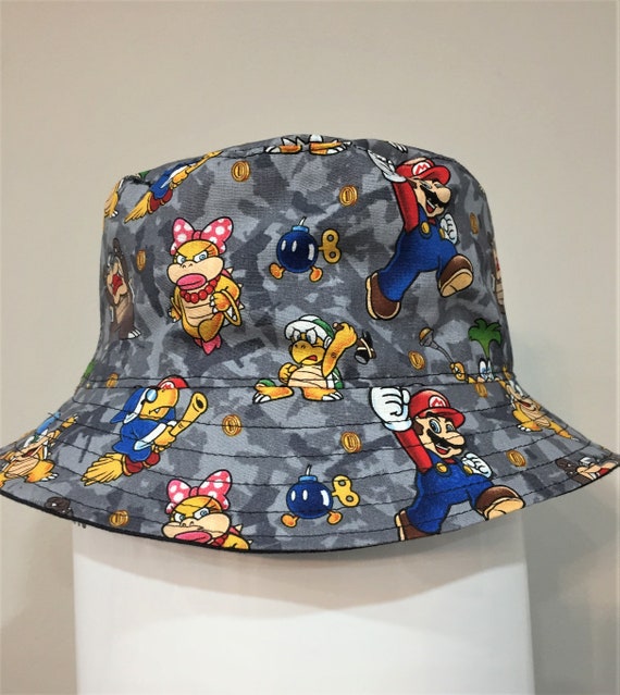 Super Mario Bucket Hat Sun Hat Fishing 