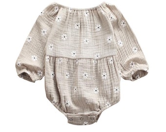 daisy romper baby