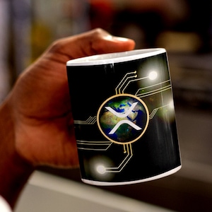 XRP Crypto Mug: Full Wrap Cryptocurrency Design, 11oz/15oz