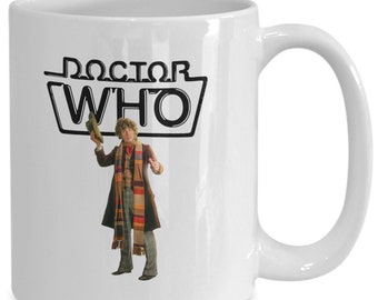 Doctor Who Mug Tom Baker the 4th Doctor Who