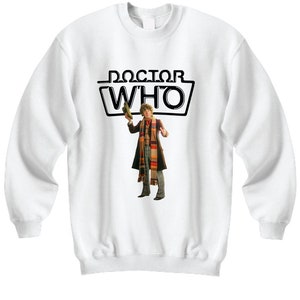 4th Doctor Who Tom Baker Sweatshirt: Whovian Birthday Gift
