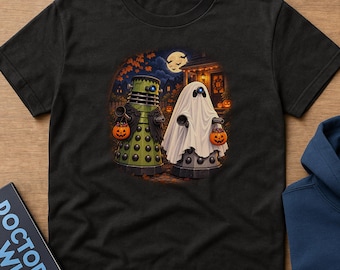Doctor Who Daleks Halloween T‑Shirts Whovian Trick or Treat Shirt