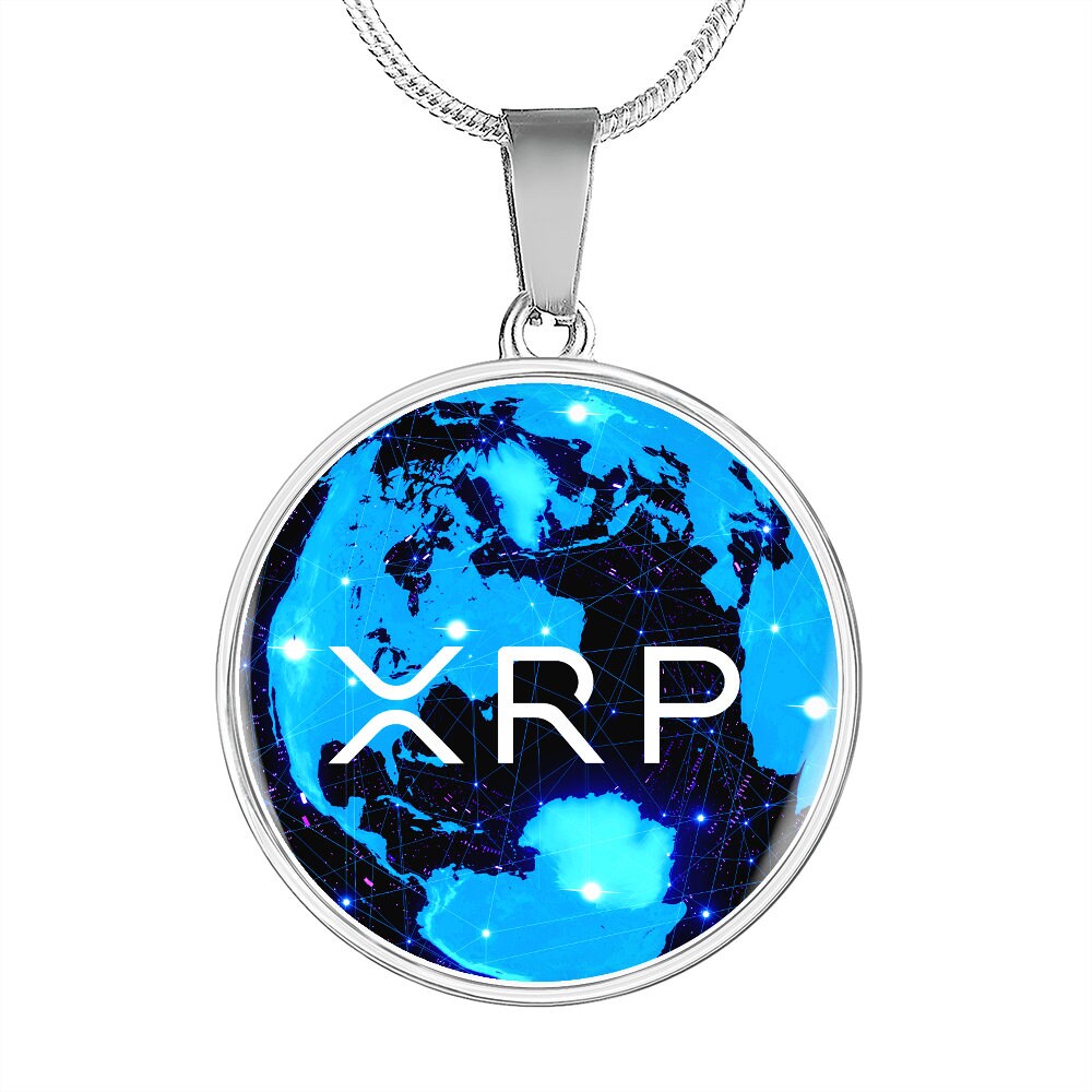 XRP Crypto Necklace: Stainless Steel or 18k Gold Plated Pendant - Etsy  Israel