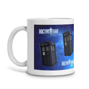 Doctor Who Tardis Mug: 11oz Ceramic Coffee Cup