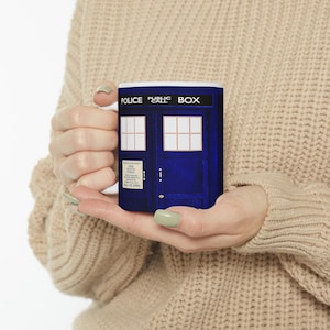 Doctor Who Tardis Mug: 11oz Ceramic Coffee Mug, Whovian Gift