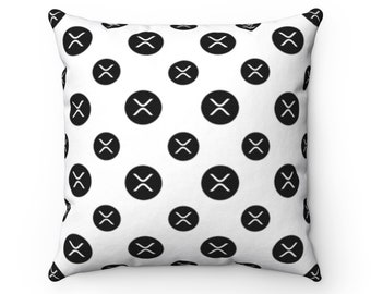Multicolor XRP Crypto Gifts & Apparel Cryptocurrency Logo-Orange Flames-XRP Throw Pillow 18x18 Multicolor XRP Crypto Gifts & Apparel Cryptocurrency Logo-Orange Flames-XRP Throw Pillow 18x18