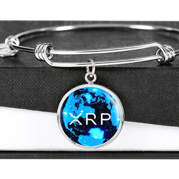XRP World Cryptocurrency Bracelet, Custom Design Ripple XRP XRP World Cryptocurrency Bracelet, Custom Design Ripple XRP