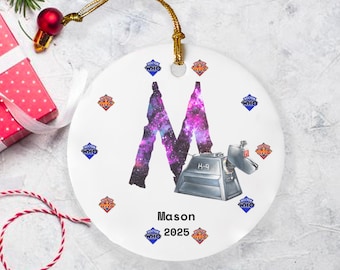 Personalized K-9 Doctor Who Ornament: Whovian Gift With Custom Name and Year