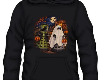 Doctor Who Daleks Halloween Hoodies Whovian Trick or Treat Shirt