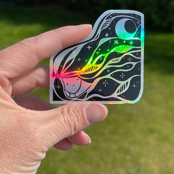 Moon Magic - ≈3” Holographic Vinyl Sticker