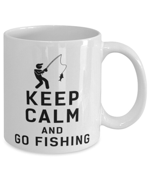Funny Mug Keep calm and go fishing