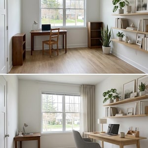Virtual Decor Projection | Realistic Before and After | Digital Home Staging | Interior Makeover | Decor Visualization from Your Photo