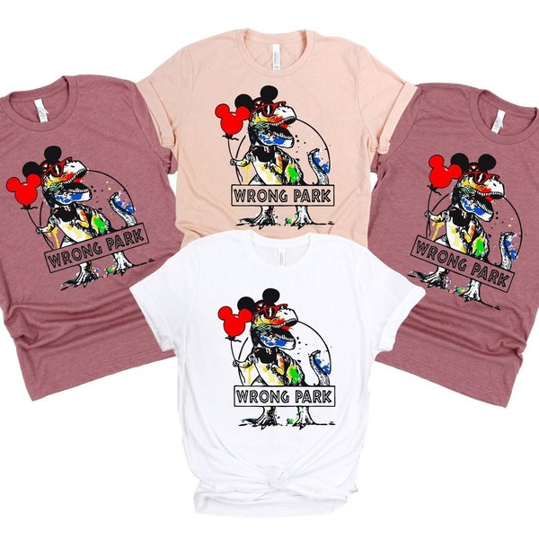 Wrong Park Shirt, Vacay Mode Shirt, Disney Dinasour Shirt, Vacation Shirt, Travel Shirt, Disney Shirt, Disney Vacation, Road Trip Shirt