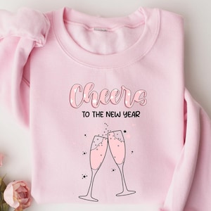 Cheers To The New Year Shirt, 2025 Happy New Year Sweatshirt, Happy New Year Shirt, New Years Shirt, 2025 Christmas, Happy New Year Shirt