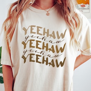 Yee Haw Shirt, Cowgirl Shirt, Western Shirt, Texas Shirt, Southern Girl Shirt,Howdy Shirt,Boho Tee, Rodeo Shirt, Rodeo Girl Shirt