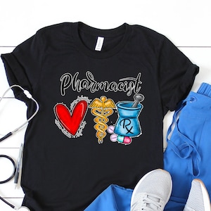 Pharmacist Shirt, Pharmacist Gift, Pharmacy Tech Gift, Pharmacy Graduation Gift, RX, Pharmacy Student Shirt, Future Pharmacist Tees