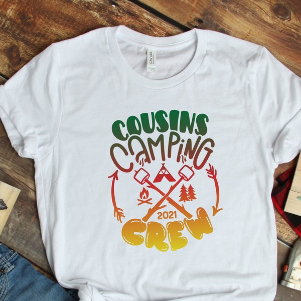 Cousins Camping Crew Shirt, Cousins Camping Crew, Cousins Crew Shirt, Camping Shirt, Camper Shirt, Camping Group Shirt, Gift For Camper