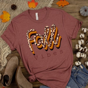 Fall Vibes Shirt, Fall Vibes Cheetah Shirt, Happy Thanksgiving Shirt, Thanksgiving Shirt, Fall Shirt, Thanksgiving Gift