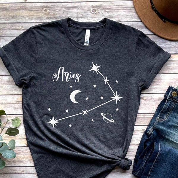 Aries Shirt, Zodiac Shirt, Astrology Shirt, Gift for Aries, Horoscopes Shirt, Aries Sign Shirt, Aries Zodiac Shirt