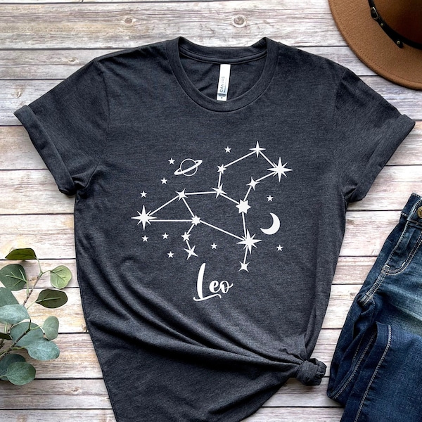 Leo Shirt, Zodiac Shirt, Astrology Shirt, Gift for Leo, Horoscopes Shirt, Leo Sign Shirt, Leo Zodiac Shirt