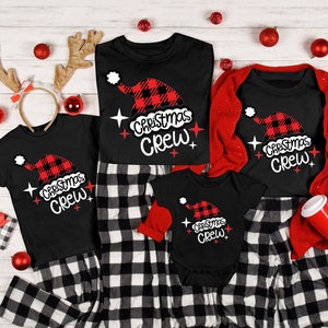 Christmas Crew Shirt, Family Christmas Pajamas, Family Christmas Shirts, Christmas T Shirt, Toddler Christmas Shirt, Holiday Pajamas