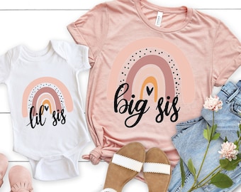 Big Sister Shirt, Big Sis Shirt, Little Sister Shirt, Lil Sis Shirt, Family Matching Shirt, Sisters Shirt, Pregnancy Announcement Shirt