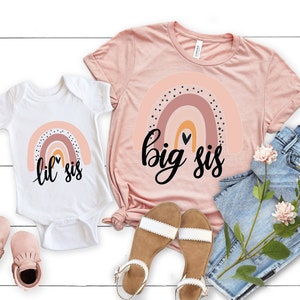 Big Sister Shirt, Big Sis Shirt, Little Sister Shirt, Lil Sis Shirt, Family Matching Shirt, Sisters Shirt, Pregnancy Announcement Shirt