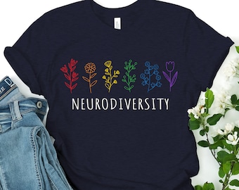 Autism Awareness Shirt, Neurodiversity Shirt, Autistic Pride Shirt, Autism Mom Shirt, Autism Shirt, Rainbow Neurodiversity Shirt