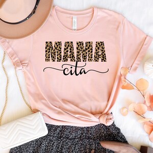 Mamacita Shirt for Mom for Mother&#39;s Day Gift, Fiesta T Shirt for Cindo De Mayo, Leopard Mama Tshirt for Women, Women Cinco De Mayo Shirt