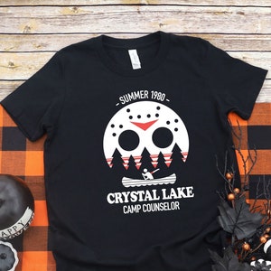 Camp Crystal Lake Shirt, Camp Counselor Shirt, Friday 13th Shirt, Jason Hockey Shirt, Halloween Shirt, Funny Halloween Shirt, Halloween Gift