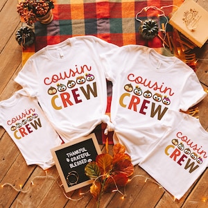 Cousin Crew Turkey Shirts, Cousin Crew Thanksgiving Shirts, Thanksgiving Shirt, Thanksgiving Kids Shirts, Cousin Crew, Turkey Shirt