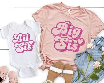 Big Sis Shirt ,Big Sister Shirt, Big Sister Announcement, Little Sister Shirt, Lil Sis Shirt, Big Sister Announcement Shirt, Big Sister