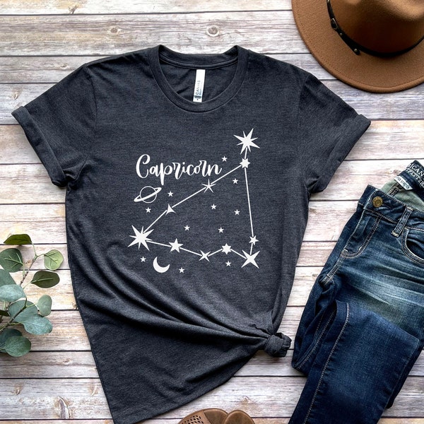 Capricorn Shirt, Zodiac Shirt, Astrology Shirt, Gift for Capricorn, Horoscopes Shirt, Capricorn Sign Shirt, Capricorn Zodiac Shirt