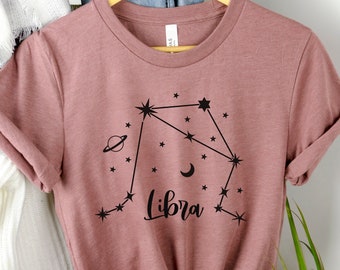 Libra Shirt, Zodiac Shirt, Astrology Shirt, Gift for Libra, Horoscopes Shirt, Libra Sign Shirt, Libra Zodiac Shirt