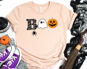 Boo Shirt, Halloween Boo Shirt, Cute Boo Shirt, Boo Pumpkin Shirt, Halloween Boo, Pumpkin Shirt, Happy Halloween, Halloween Gift